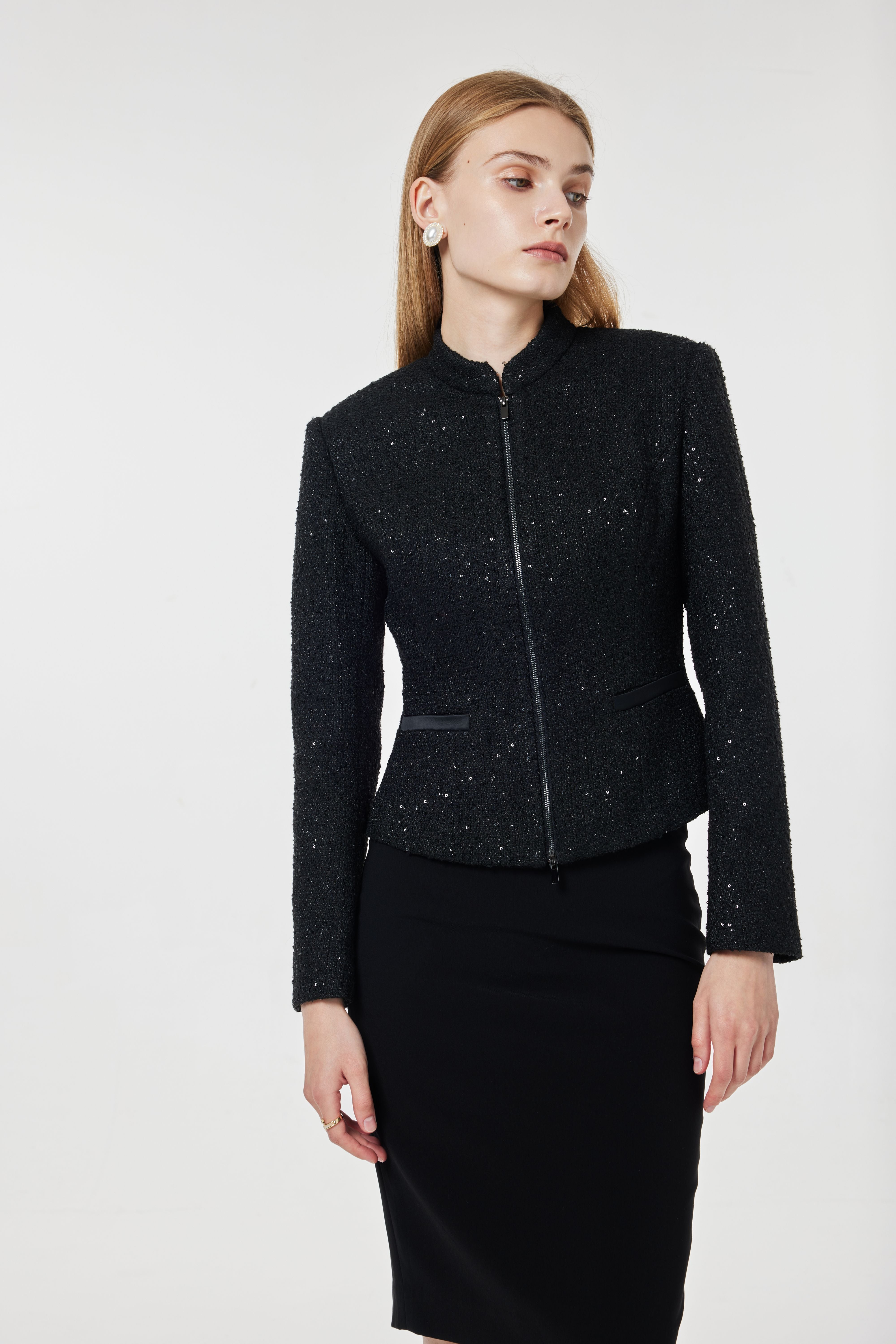 PM BEADED SEQUIN JACKET