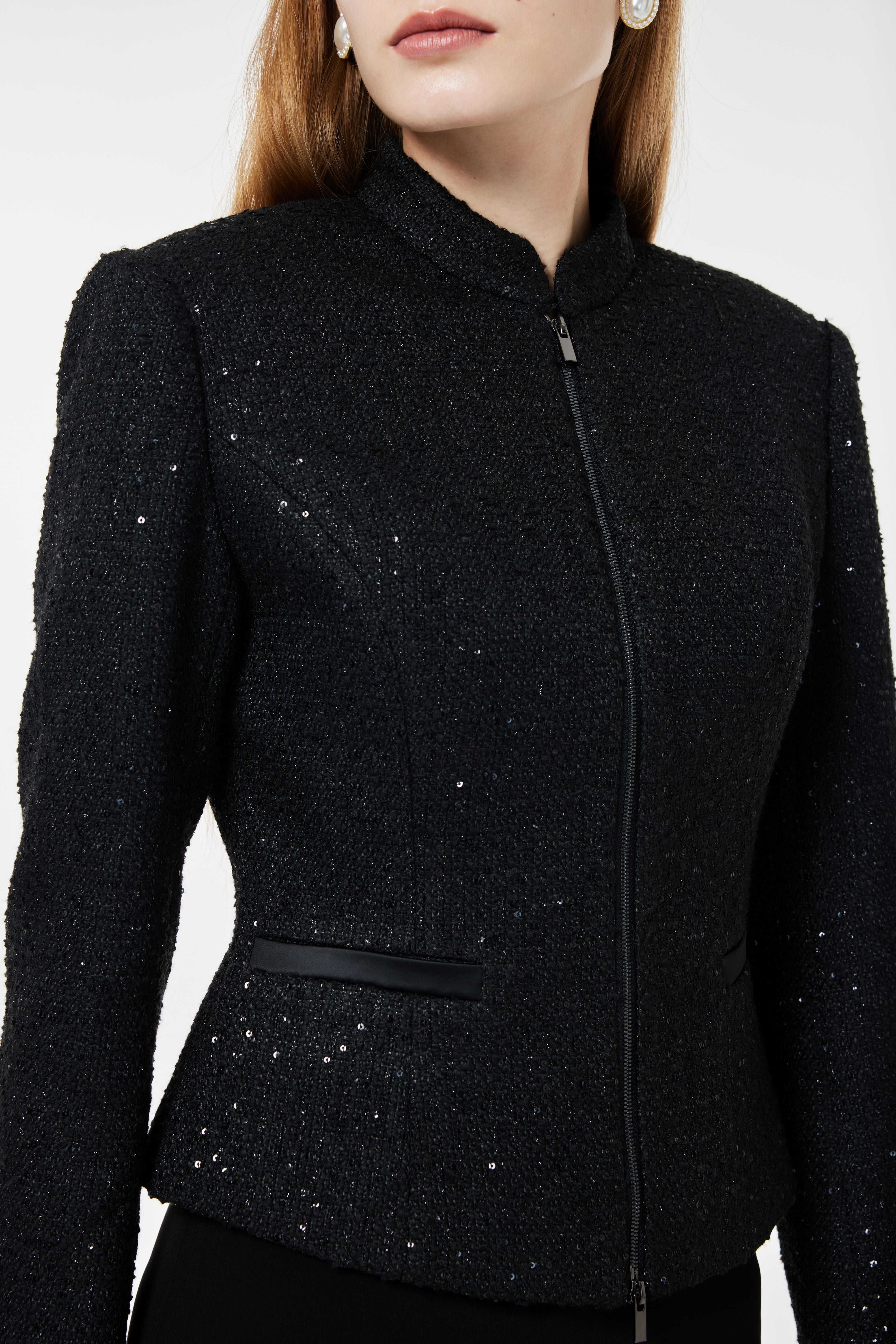 PM BEADED SEQUIN JACKET