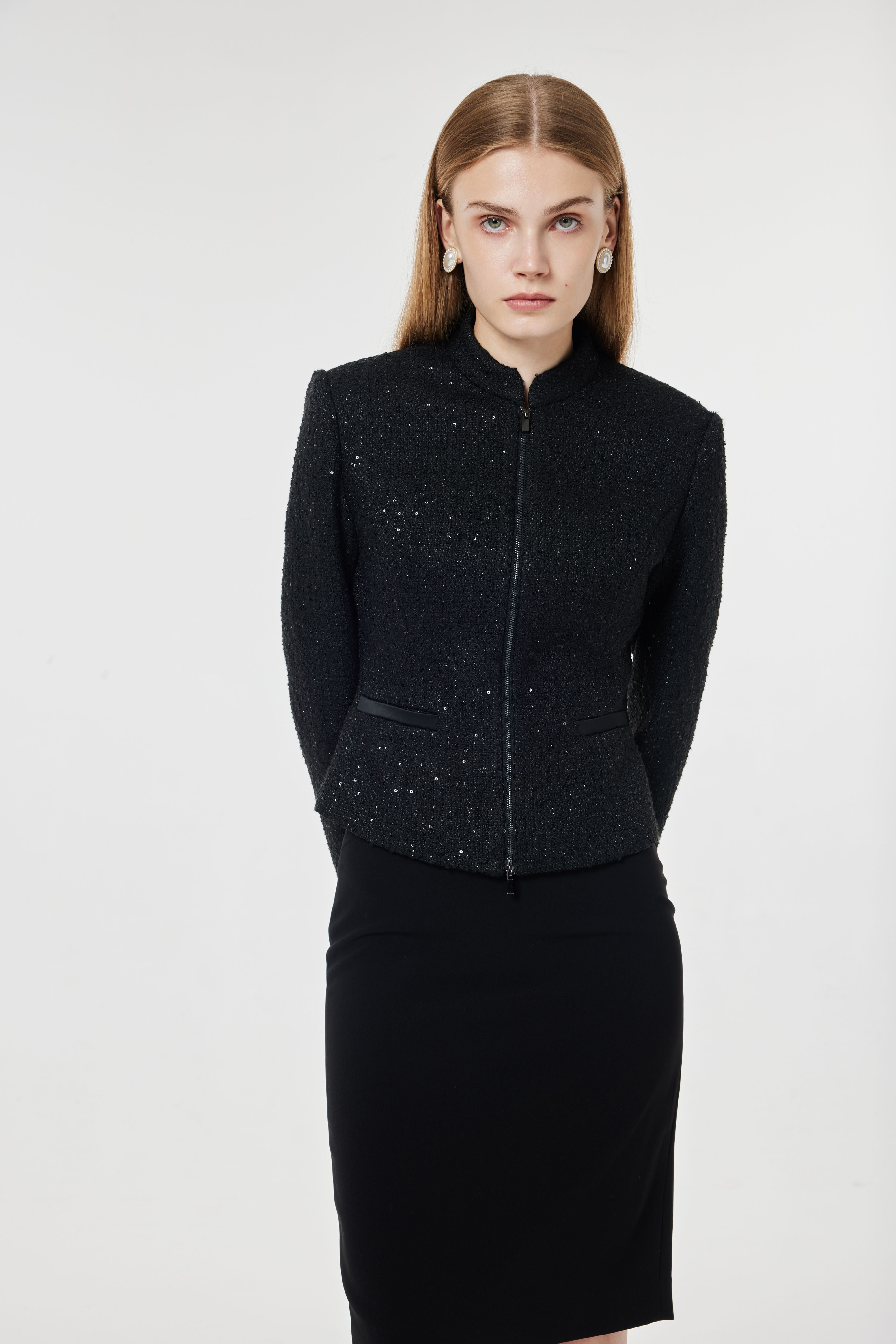 PM BEADED SEQUIN JACKET