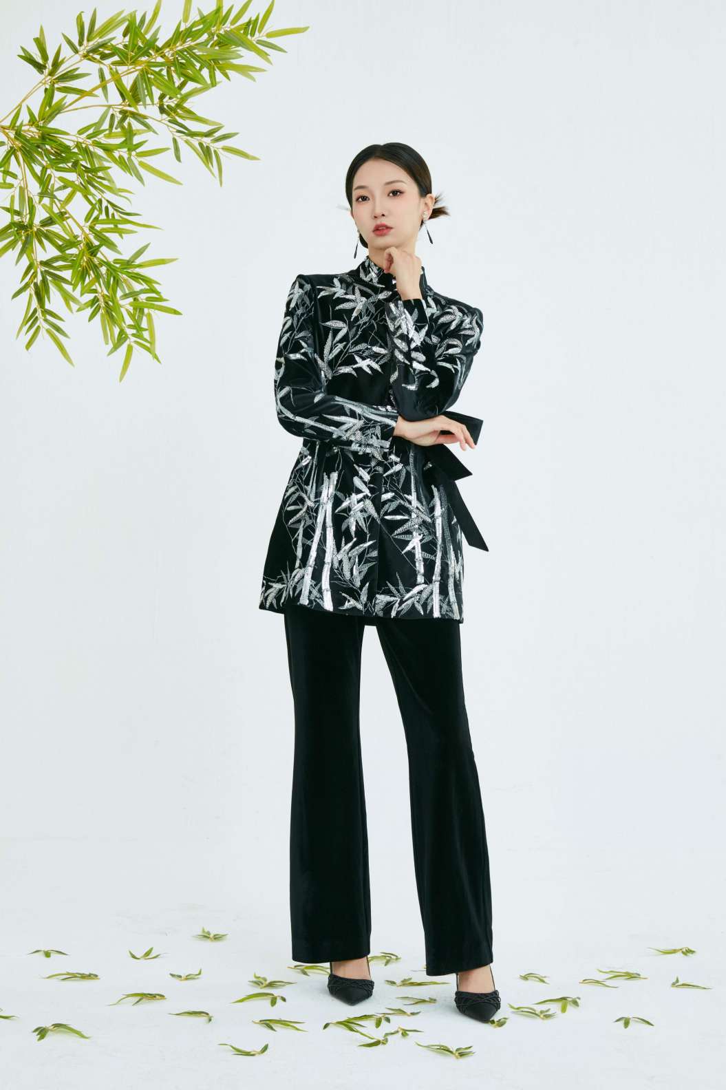 CH COLLECTION SUIT BAMBOO TOP PANTS